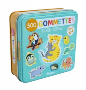 300 GOMMETTES LES BÉBÉS ANIMAUX BABY ADESIVI LATTA - CUCCIOLI