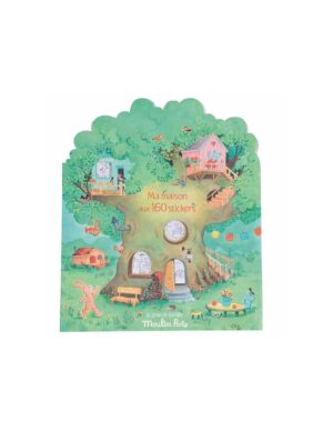 QUADERNO DA COLORARE CON STICKERS ADESIV LA GRANDE FAMIGLIA (20 PAGINE)
