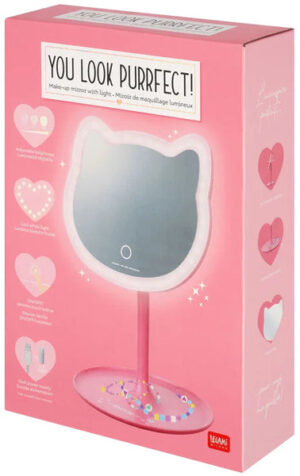 SPECCHIO CON LUCE - KITTY YOU LOOK PURRFECT!