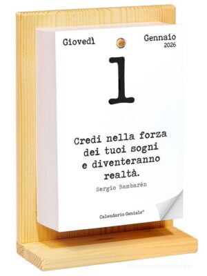 CALENDARIO GENIALE 2026 CON SU
