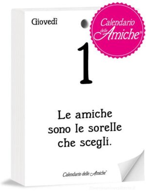 CALENDARIO DELLE AMICHE 2026
