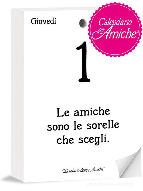 CALENDARIO DELLE AMICHE 2026