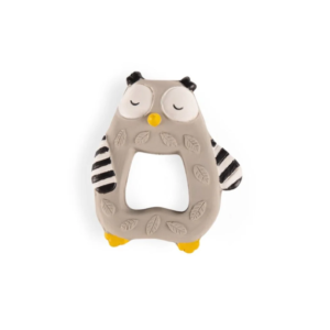 ANELLO IN GOMMA NATURALE GUFO LES MOUSTACHES