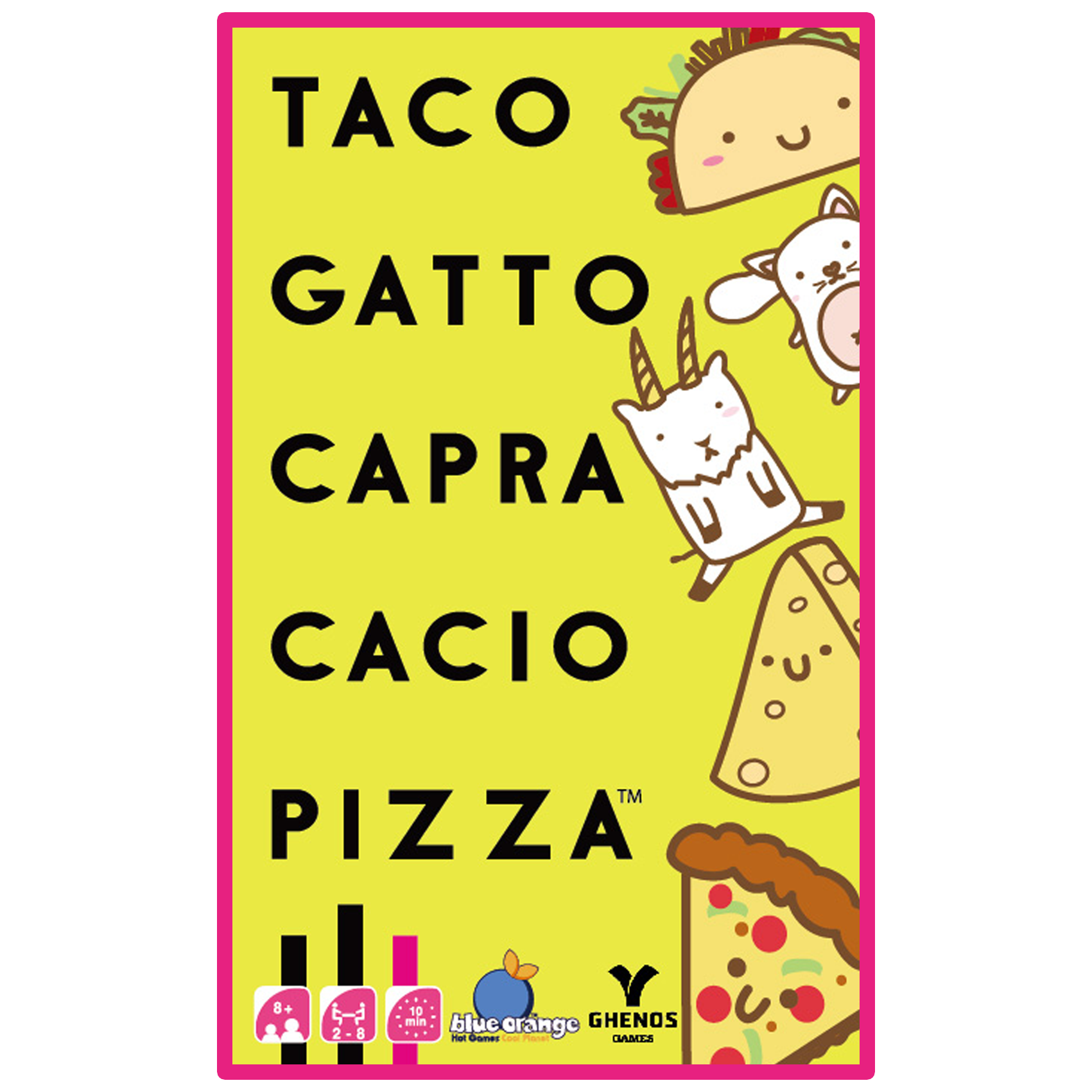 TACO GATTO CAPRA CACIO PIZZA