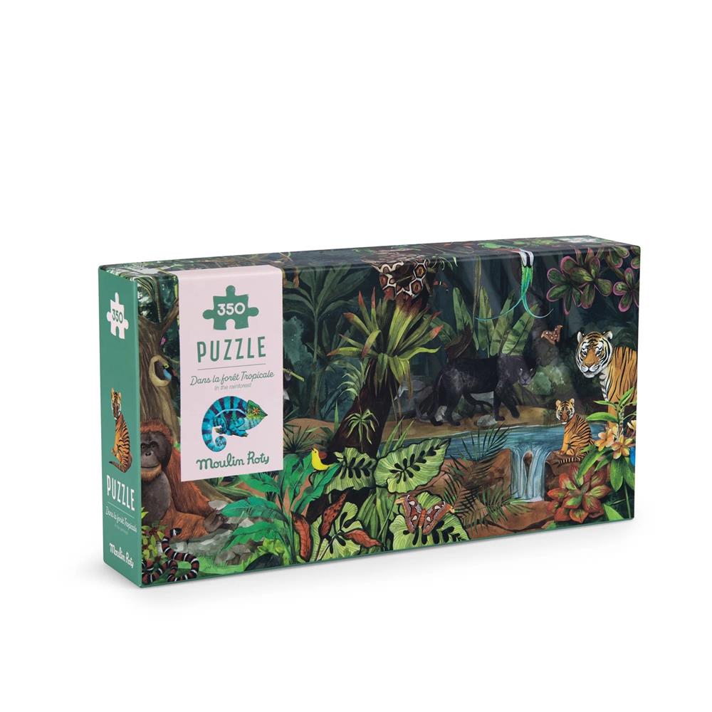 PUZZLE FORESTA TROPICALE (350 PEZZI) 7 TOUT AUTOUR DU MONDE