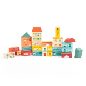 GIOCO DI COSTRUZIONI 34 PEZZI AVENUE DU MOULIN