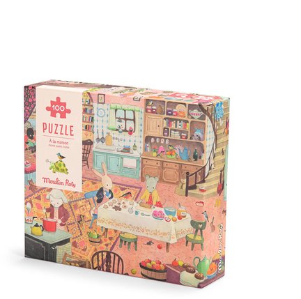 PUZZLE IN CASA 100 PEZZI LA GRANDE FAMILLE