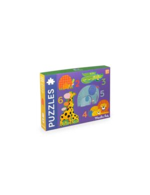 PUZZLE ANIMALI 20 PEZZI 2 LES TOUPITIS