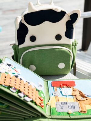 MY FIRST BOOK BUSY FARM - QUIET BOOK CON ZAINO INCLUSO