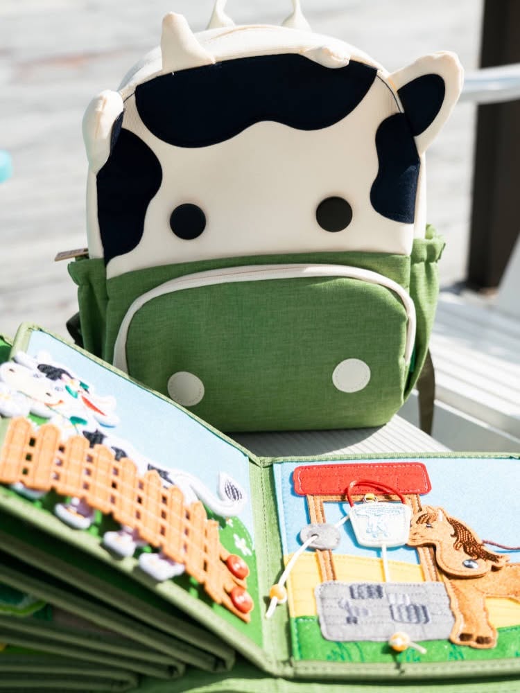 MY FIRST BOOK BUSY FARM - QUIET BOOK CON ZAINO INCLUSO