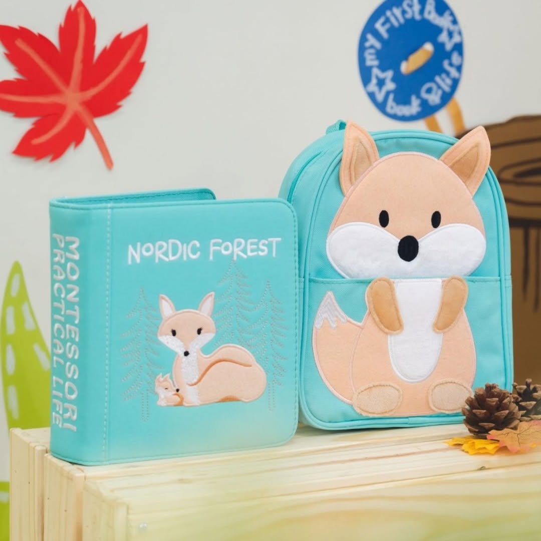 MY FIRST BOOK NORDIC FOREST - QUIET BOOK CON ZAINO INCLUSO