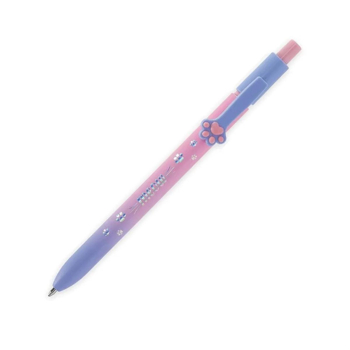 PENNA A SFERA BLU A TEMA GATTINO MEOW