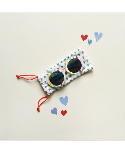 ARCOBALENO OCCHIALI DA SOLE 3-10 ANNI VINTAGE RAINBOW STRIPE SUNGLASSES