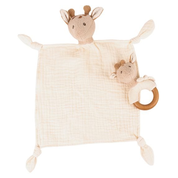 LEONIE GIRAFFE DOUDOU RATTLE GIFT PACK GIFT PACK