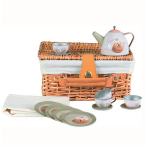 TIN TEA SET FOREST IN A WOOD