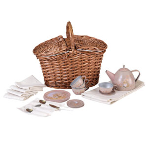 TIN TEA SET MOUSE IN A BA