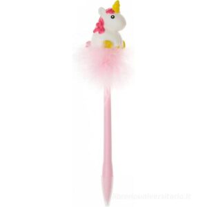 PENNA LUMINOSA A SFERA - UNICORN WRITING IS MAGIC