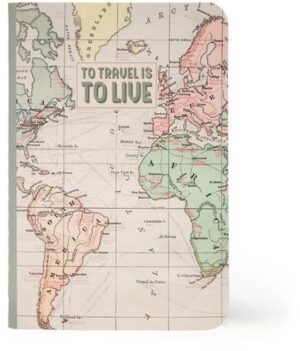 QUADERNO A6 A RIGHE - TRAVEL NOTEBOOK COPERTINA RIGIDA