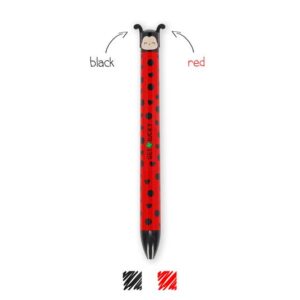 PENNA A SFERA A 2 COLORI - LADYBUG CLICKeCLACK