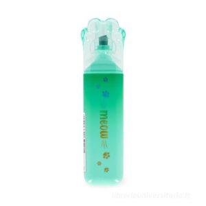 EVIDENZIATORE VERDE - KITTY MEOW HIGHLIGHTERS