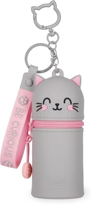 MINI KAWAII - KITTY PORTAMONETE CON PORTACHIAVI
