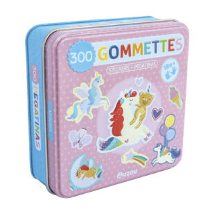 300 BABY ADESIVI LATTA - UNICORNI