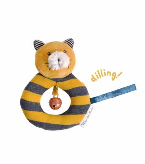 ANELLO-SONAGLIO GATTO OCRA