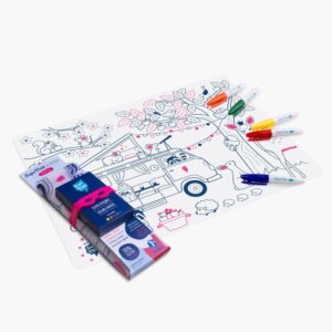 KIT TAPPETO SILICONE ARTISTE DREM VAN CON 5 PENNARELLI