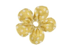 SCRUNCHIE TESSUTO MARGHERITE DARLING DAYSY DAISY SCRUNCHIE