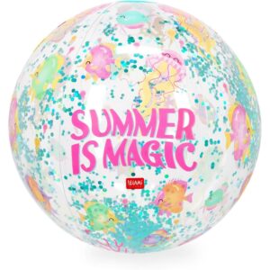 PALLA DA SPIAGGIA GONFIABILE - SUMMER IS MAGIC - GLITTER BEACH BALL
