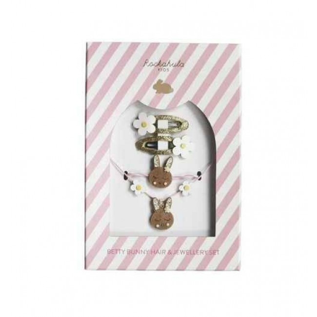 SET REGALO BETTY CONIGLIO BETTY BUNNY HAIR & JEWELLERY SET