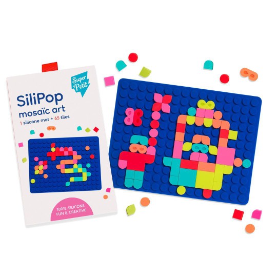 SILIPOP MOSAIC ART BLUE TAPPETO SILICONE