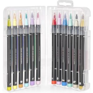 SET 12 BRUSH PENN - PASTEL COLOURS PENNARELLI