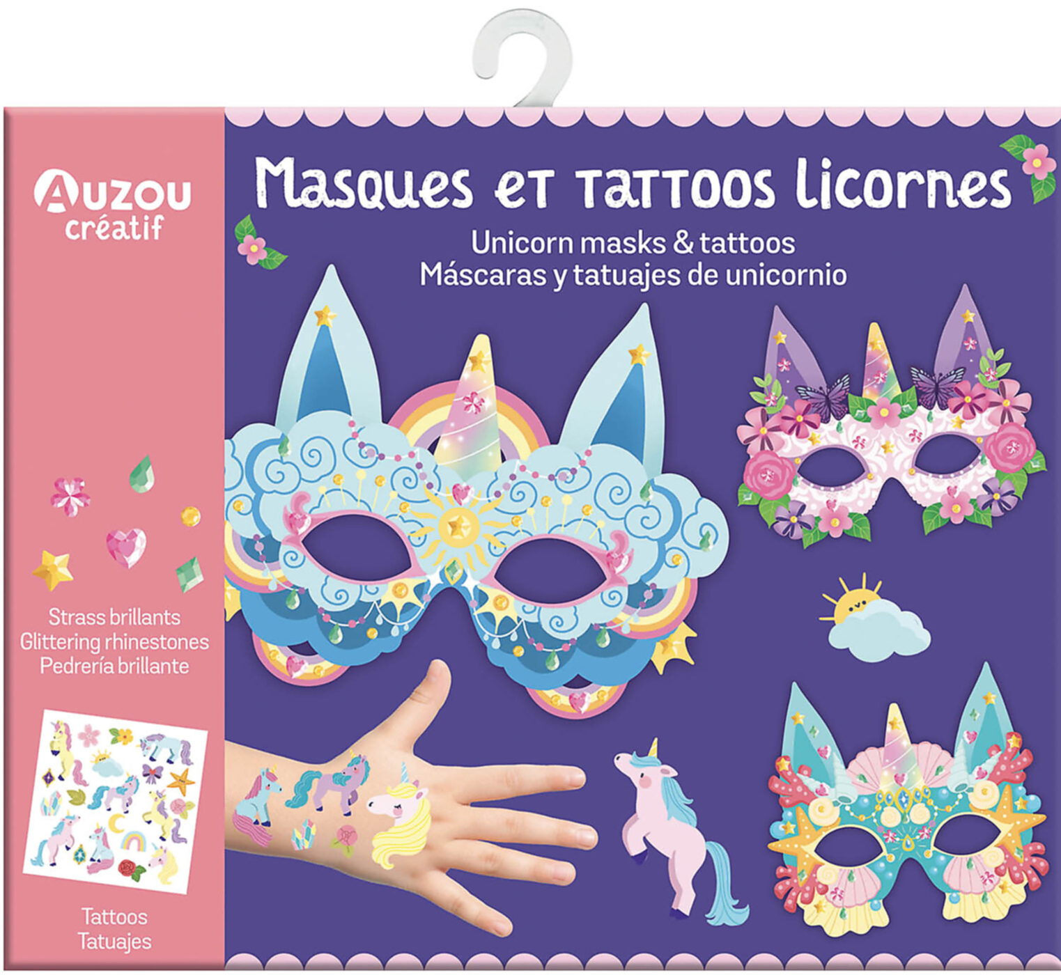 MASCHERE UNICORNO CON TATUAGGI
