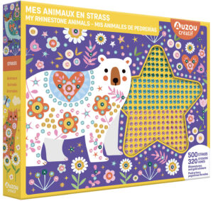 QUADRI ANIMALI DEL BOSCO CON STRASS