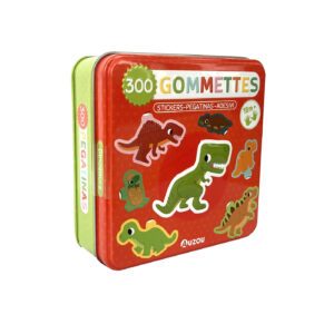 300 BABY ADESIVI LATTA - DINOSAURI